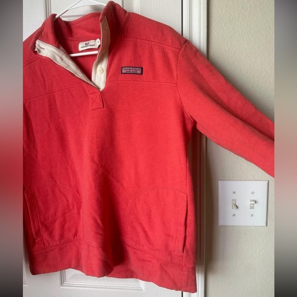 Pink Fleece Vineyard Vines Pullover - Picture 6 of 6